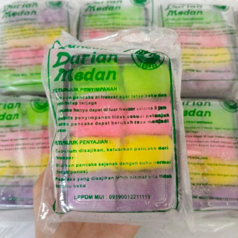 

PANCAKE DURIAN MEDAN MINI 1 BOX ISI 8 PCS