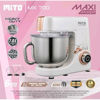 NEW Stand Mixer Mito Maxi MX 700 7Lg || Putih