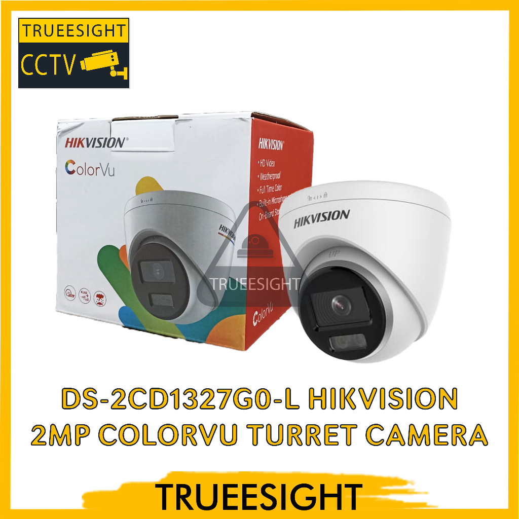 DS-2CD1327G0-L Hikvision 2mp ColorVu Turret Camera