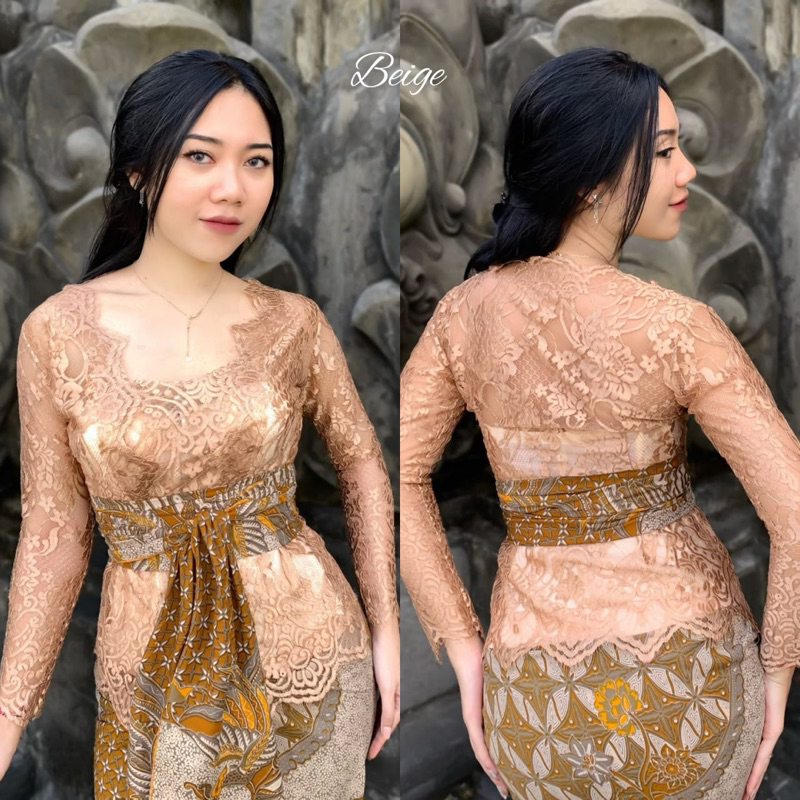 KEBAYA BALI BROKAT METALIK