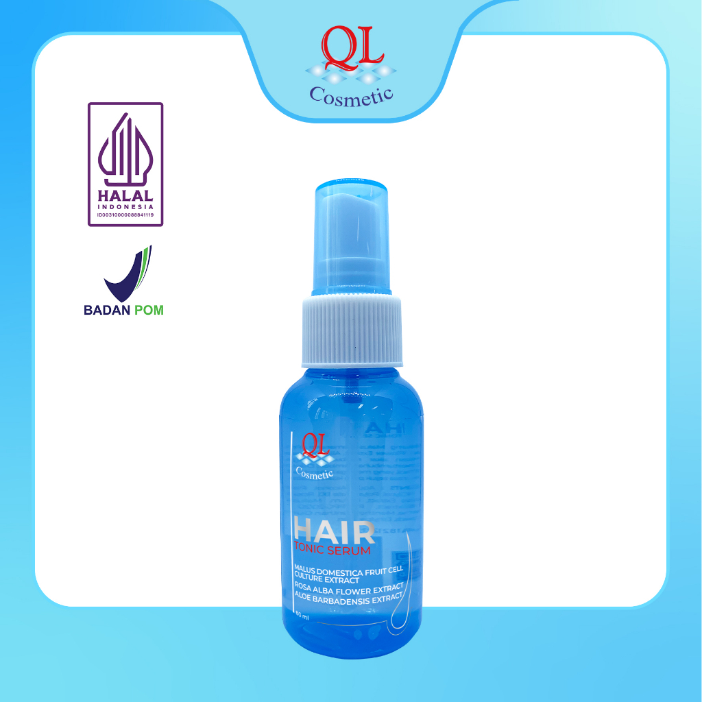 QL Cosmetic - Hair Tonic Serum 80ml // Perawatan Rambut QL // BPOM