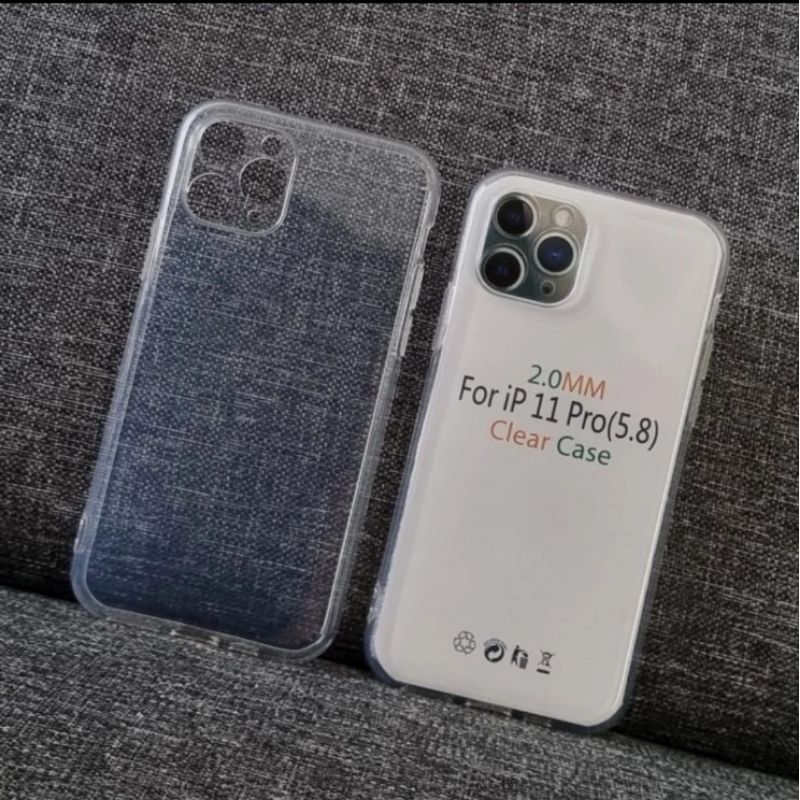 Case iPhone 12 / 12 Pro / 12 Pro Max / Mini / 11 / 11 Pro / Pro Max / X / XS / XS MAX / XR / 8+ 7+ 8 7 Plus / SE 3 2 2022 2020 Silikon Casing Soft Clear Bening Softcase Transparan