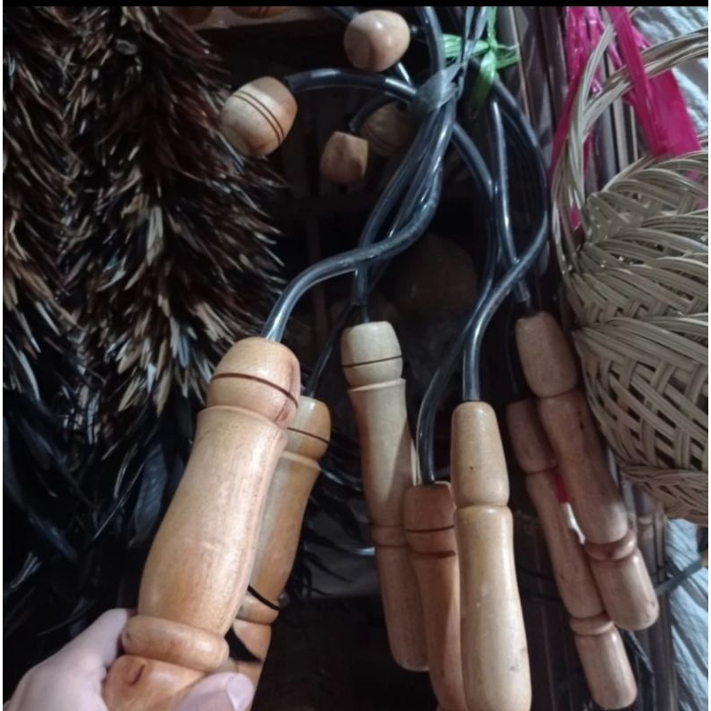 Gantolan Tongkat Pijat punggung refleksi kayu alami