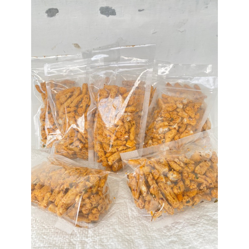 

Basreng Pedas Daun jeruk Jamin rapuh