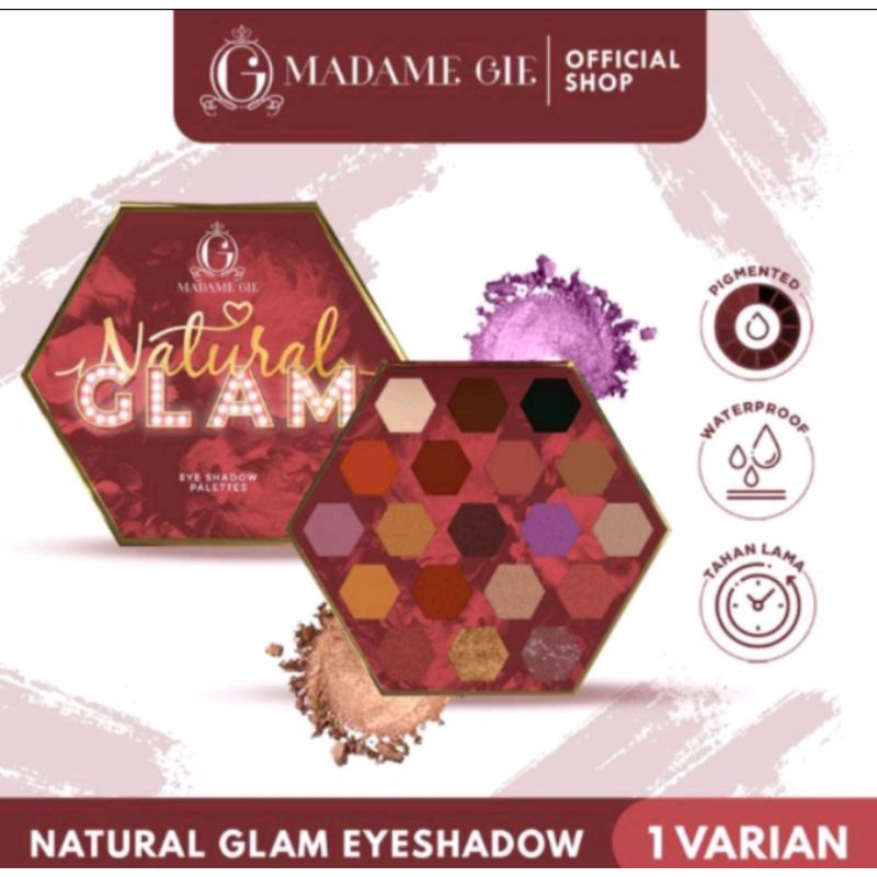 Madam Gie natural Glam Eyeshadow palletes