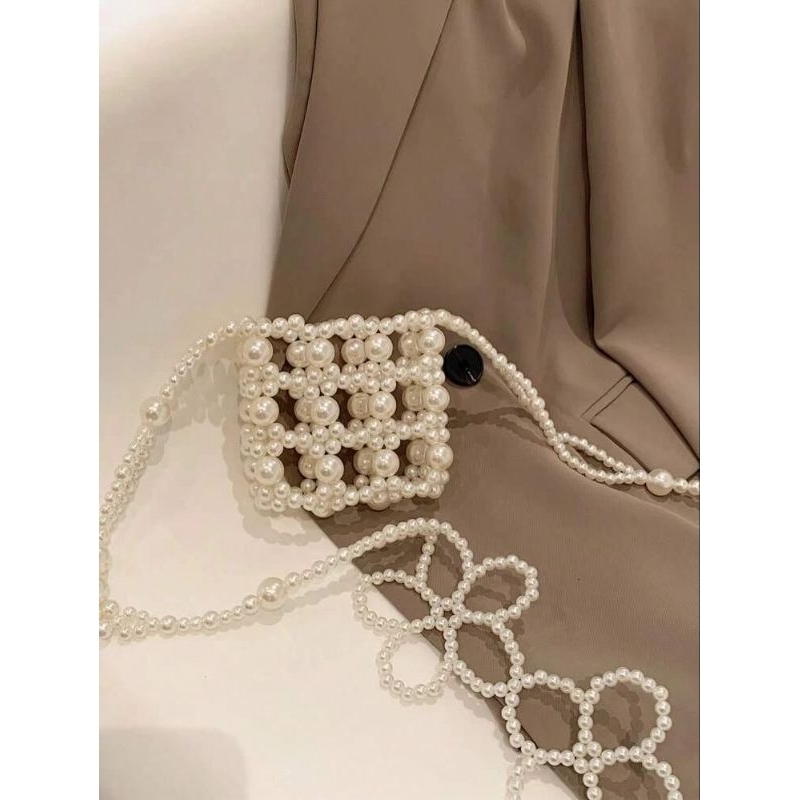 FANMY | catrine pearl bag | mini beads bag | pearl bag | beaded bag | pearls bag | beads bag | pearl