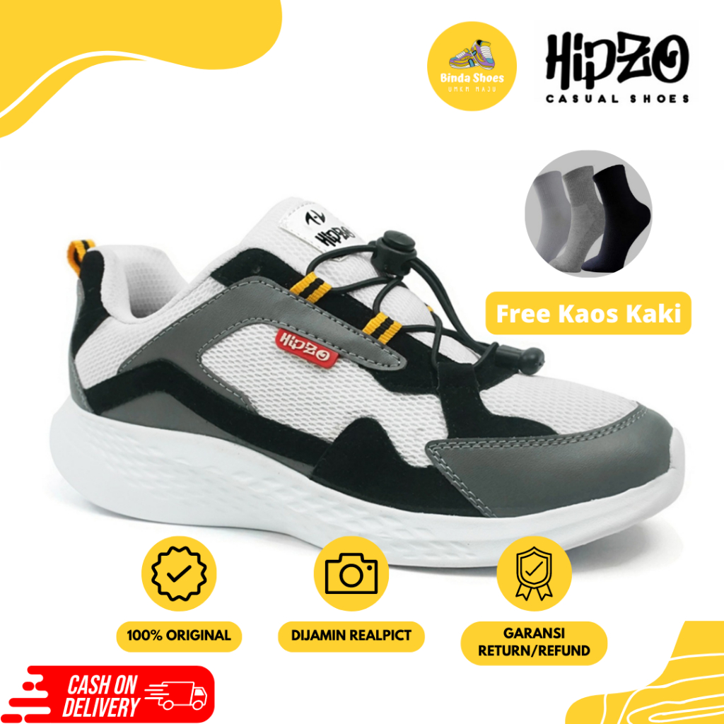 Sepatu Running Sport Pria Original 100% Hipzo H02 Sepatu Jogging Sepatu Sneakers Cowok