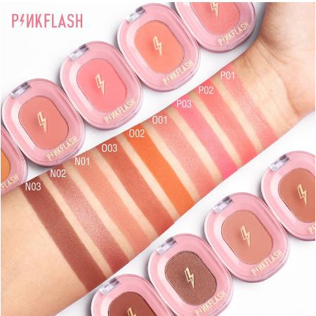 * NCC * Pinkflash Blush On Soft Pigmented Natural Matte Shimmer Cheek Make Up