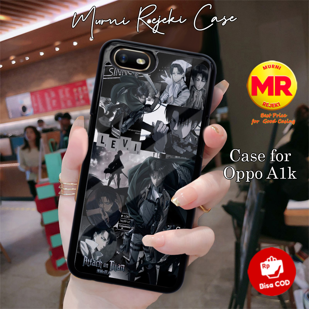 Case Hp Oppo A1k Motif Anime Levi 01 Casing Oppo A1k Terbaru Lucu Aesthetic Keren Karakter Termurah 