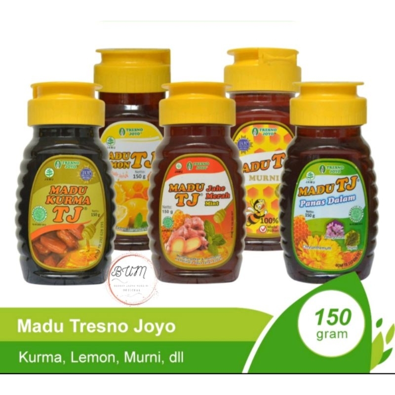 Madu Tj Botol 150g 100% Original Terlengkap Terlaris Termurah