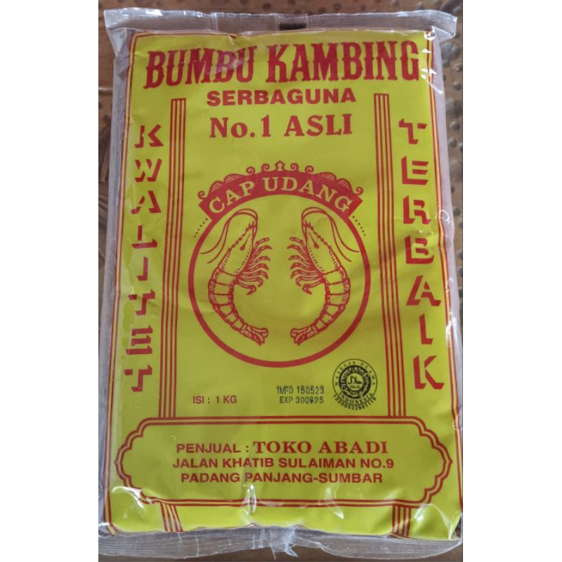 

Bumbung kambing cap udang 1kg