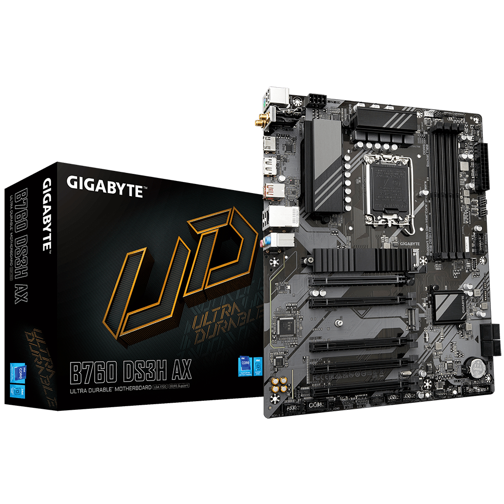 Gigabyte B760 DS3H AX Intel LGA1700 B760 DDR5 Motherboard Raptor Lake