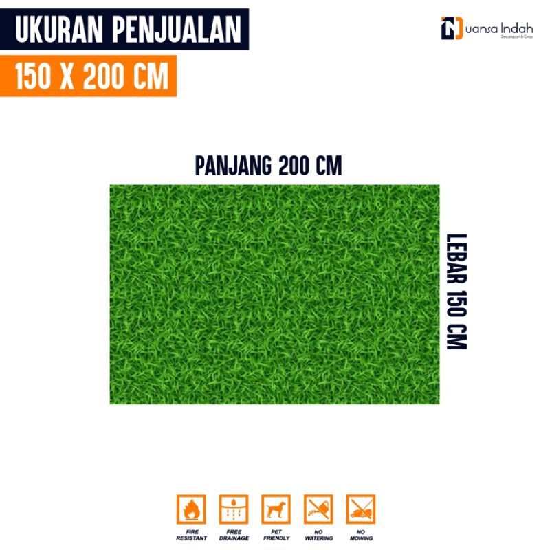 RUMPUT SINTETIS SWISS STANDAR UKURAN 150x200 CM