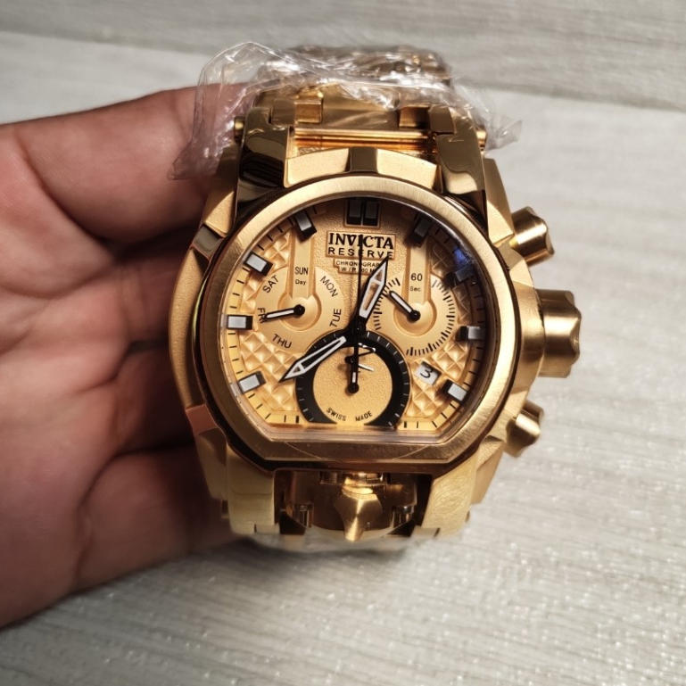 jam tangan pria Invicta Bolt Zeus Dual Time