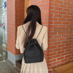 Backpack Drawstring Pocket Front Pu 10277