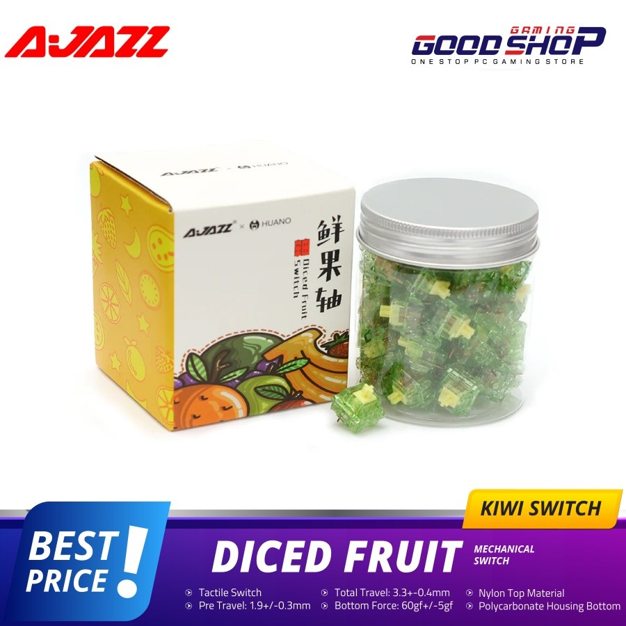 AJAZZ DICED FRUIT SWITCH - Kiwi Switch