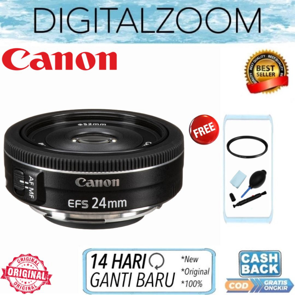 Lensa Canon EF-S 24MM f/2.8 STM - LENSA CANON 24MM