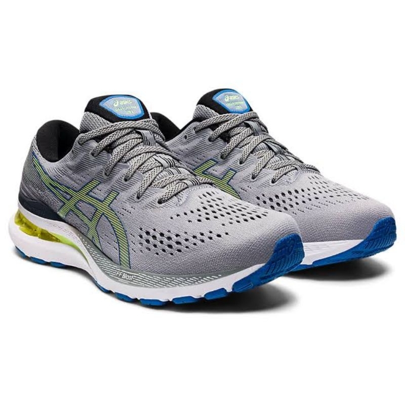 Sepatu Lari Pria ASICS GEL KAYANO 28 Running Shoe Grey 1011B1890