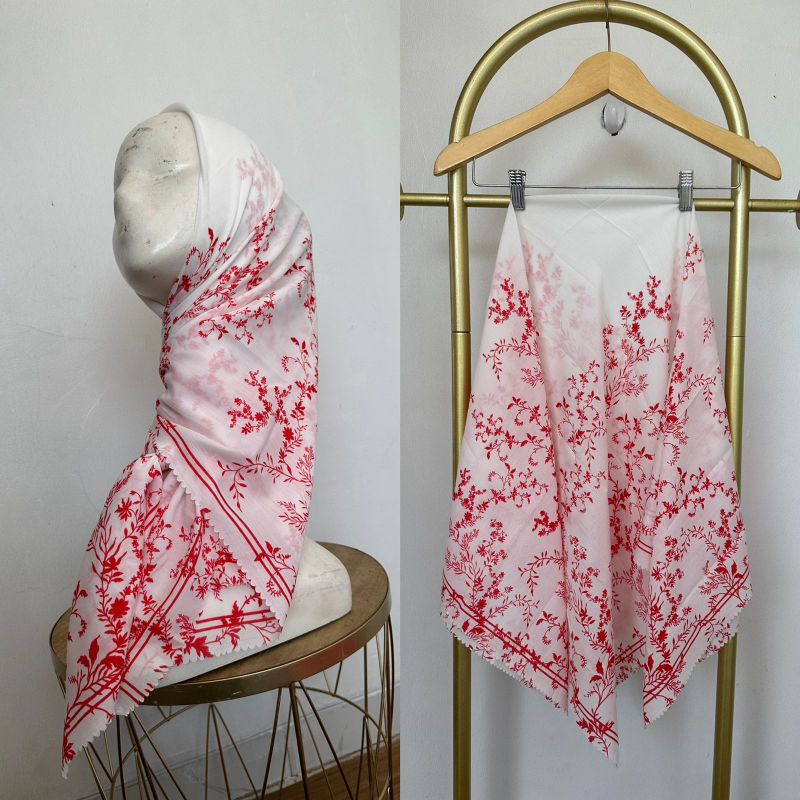 Afrahijab/ Segi Empat Voal Motif 004