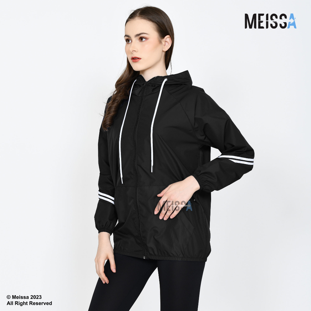 MEISSA Jaket Parasut Premium Olahraga Pria Wanita Jaket Running Jogging