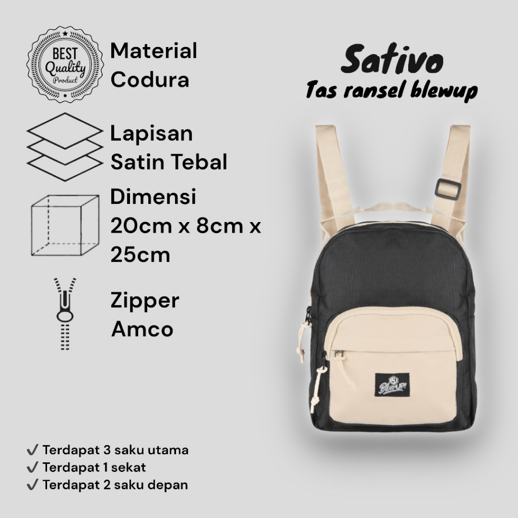 Tas Ransel Blewup Sativo