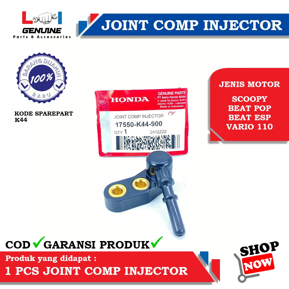 -LOI- RUMAH INJEKTOR JOINT COMP INJECTOR BEAT ESP BEAT POP BEAT STREET SCOOPY ESP VARIO 110 ESP K44