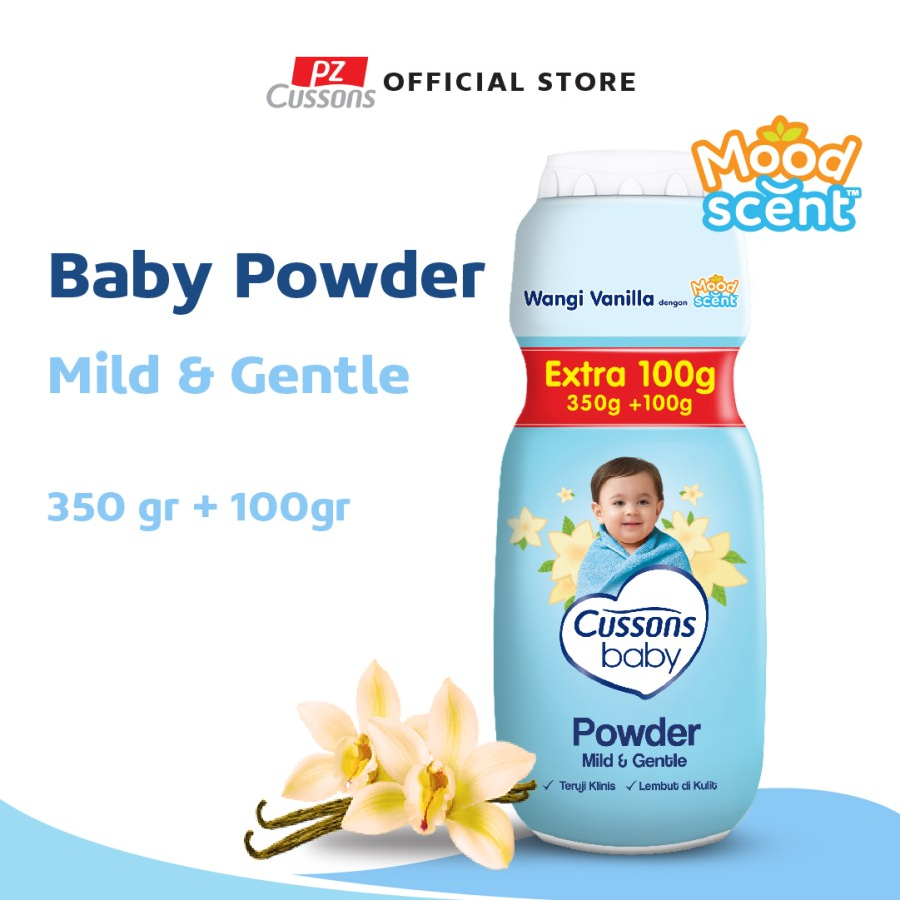 Cussons Baby 350gr + 100gr Extra Fill (Bedak Cussons)