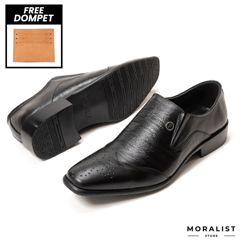 Sepatu Pria Pantofel Formal Original Handmade Kulit Asli Berkualitas M.F7001
