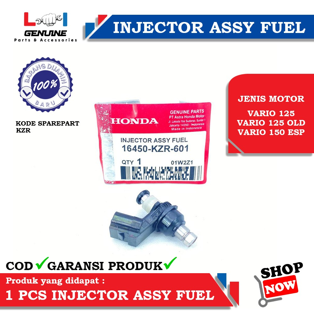 -LOI- INJEKTOR ASSY INJECTOR FUEL PUMP VARIO 125 FI VARIO 150  KZR