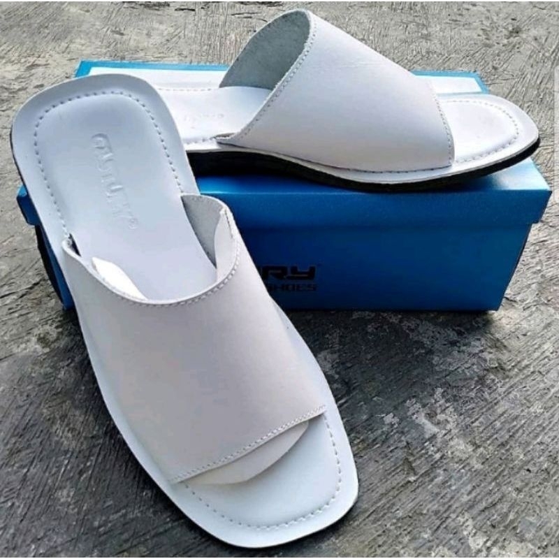 Sandal Pria Berkualitas Bagus Original Kulit Asli Murah