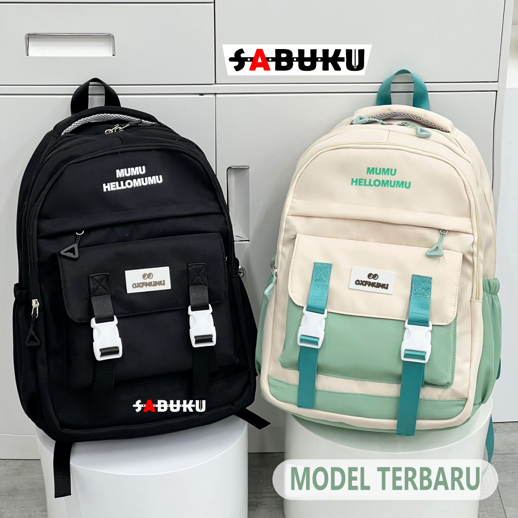 [S&amp;K]Tas Ransel Anak Sekolah SD SMP SMA Tas Punggung Korean Style Backpack Laptop - SK312