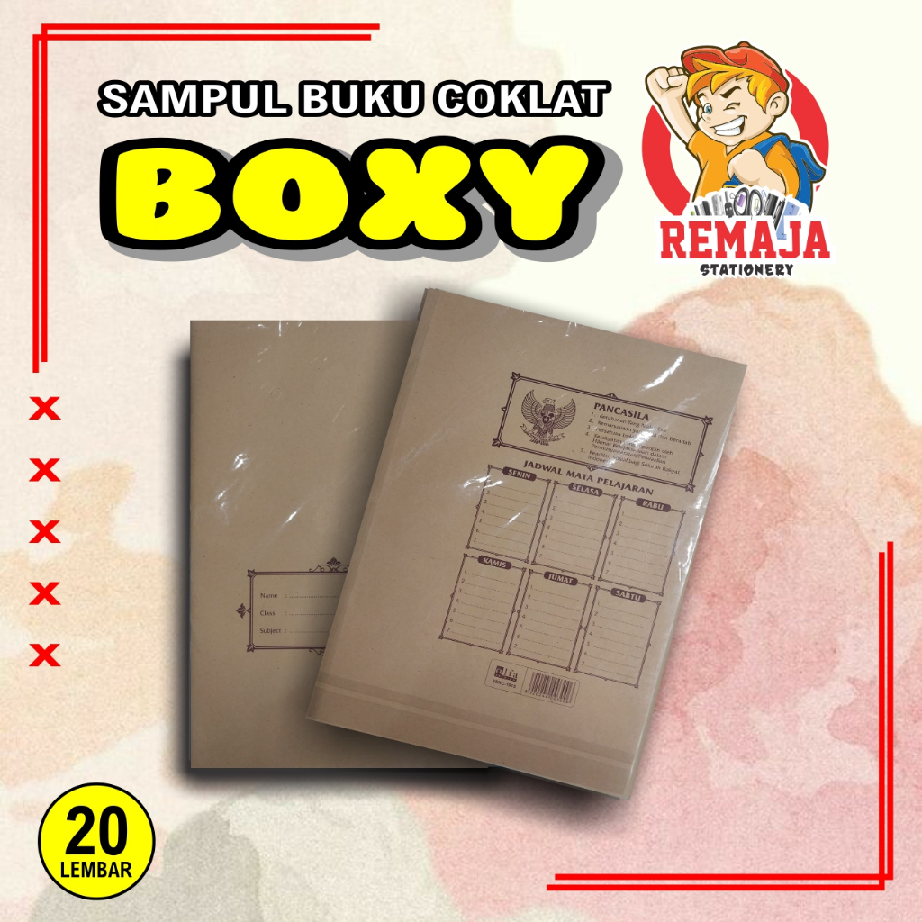 

Sampul Coklat GARUDA Ukuran BOXY per pack isi 20 Lembar