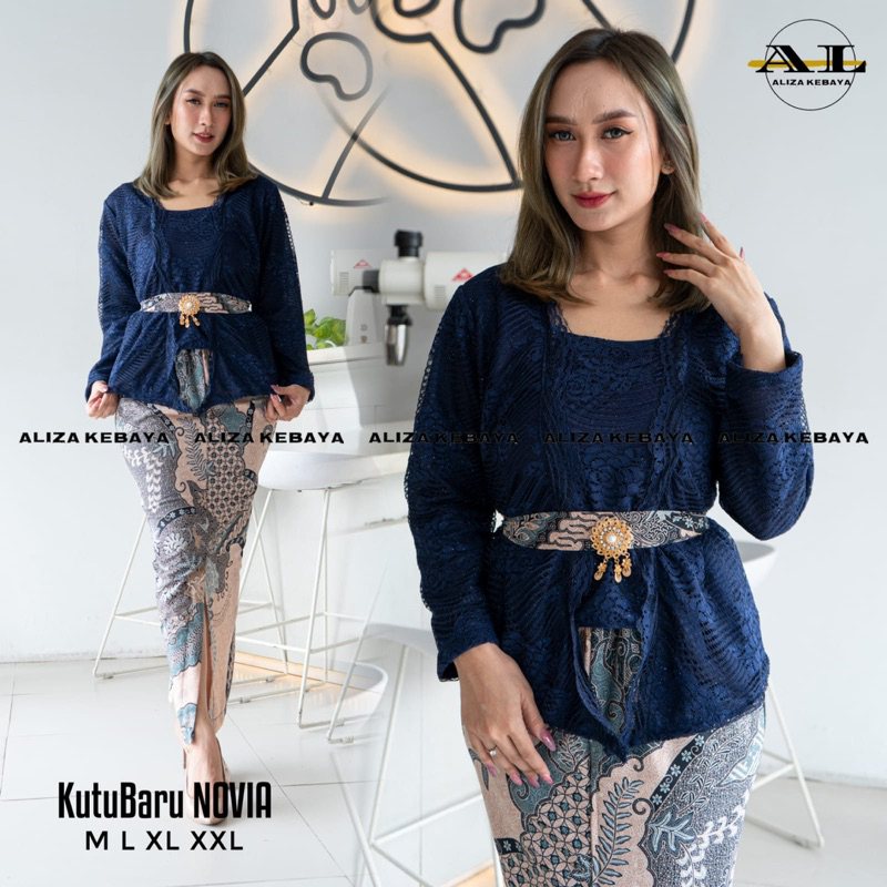 Kebaya Modern / Kebaya Kutu Baru Novia  / Kebaya Wisuda / Kebaya Pendek / Kebaya Natal / Kebaya Pesta / Kebaya Brukat