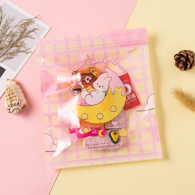 PLASTIK ZIPPER MOTIF LUCU/ ZIPLOCK BAG SERBAGUNA 15X19CM ZP-57