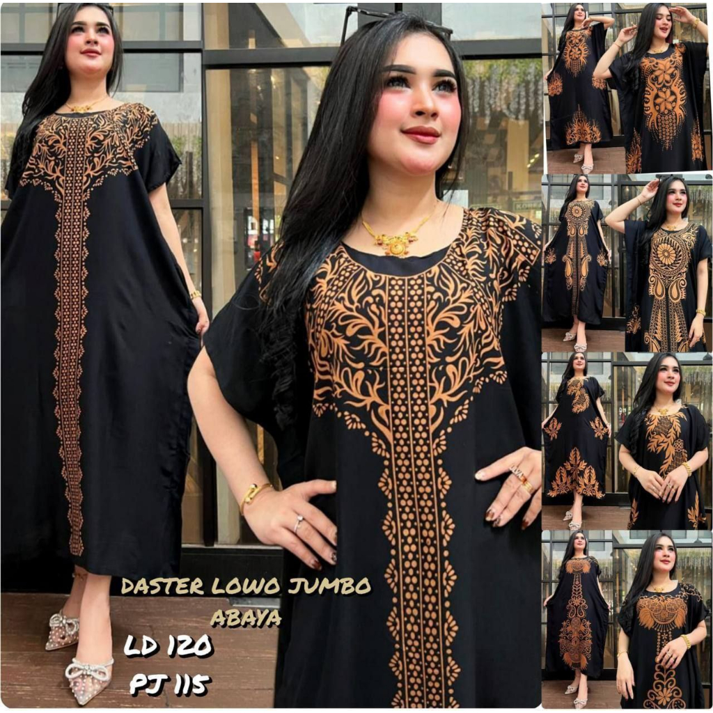 Daster Kalong Lowo Jumbo LD 130 Bahan Rayon Baju Tidur Wanita Bumil