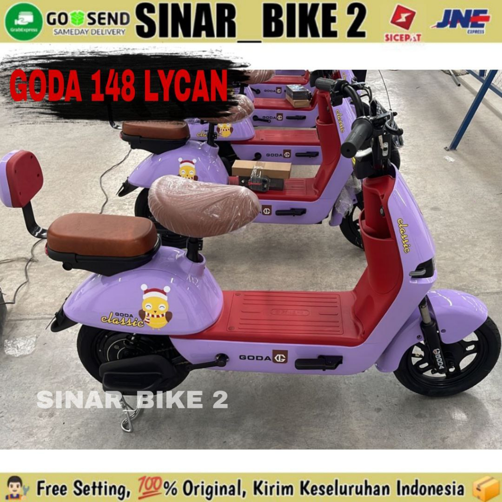 Sepeda Listrik Goda 148 LYCAN Electric Bike 500 Watt