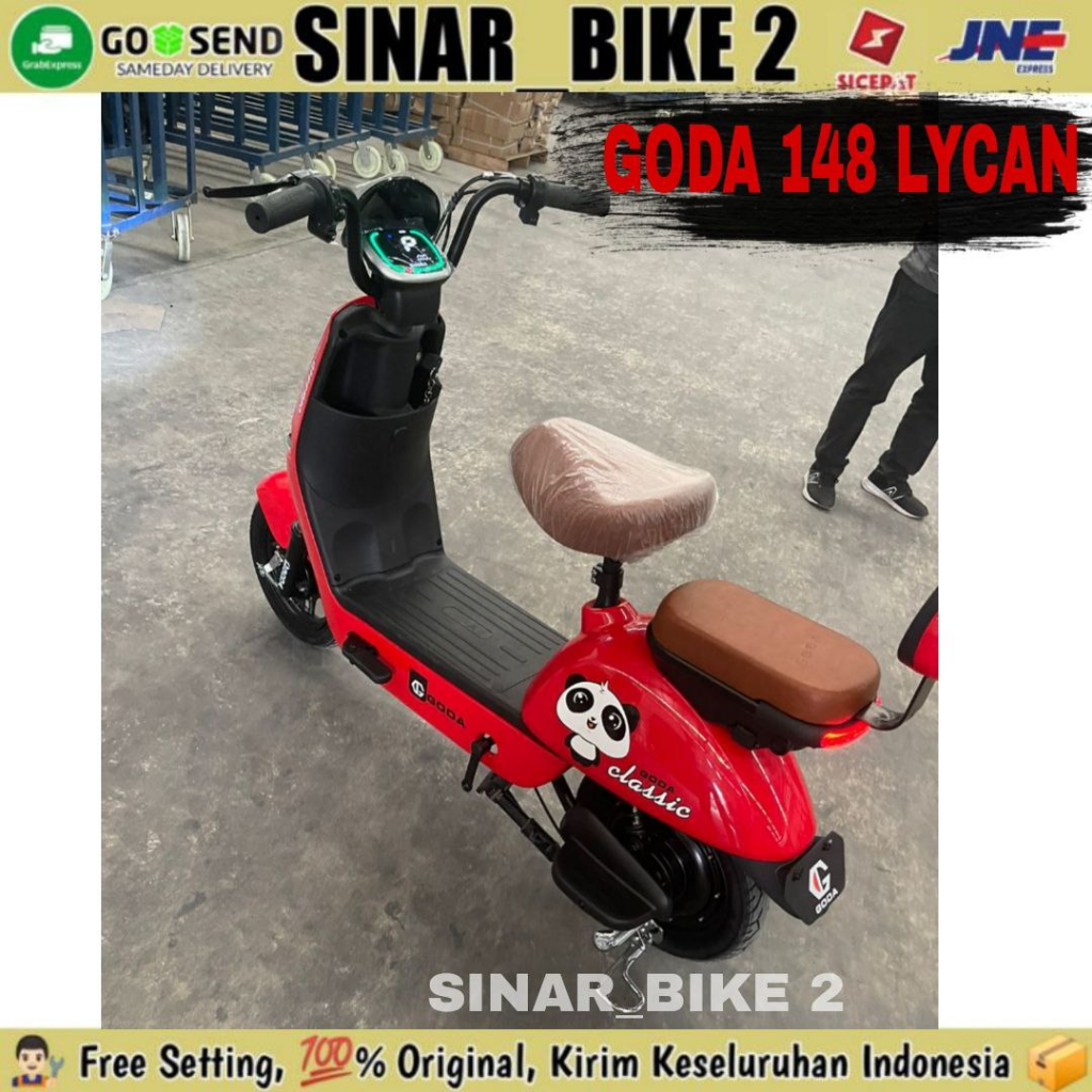 Sepeda Listrik Goda 148 LYCAN Electric Bike 500 Watt