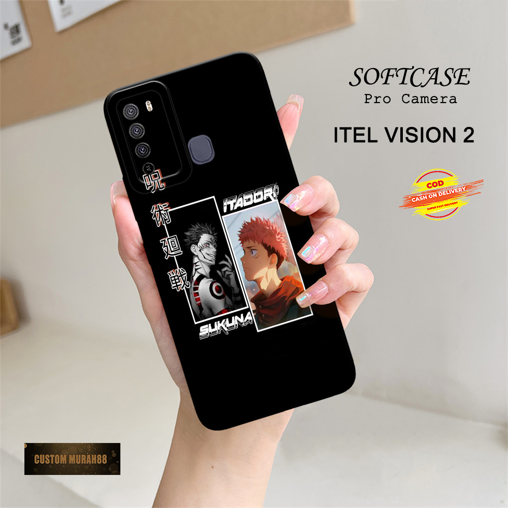 Case Itel Vision 2 Terbaru - Fashion Case Anime - Casing Hp Itel Vision 2 - Soft Case Hp Itel Vision