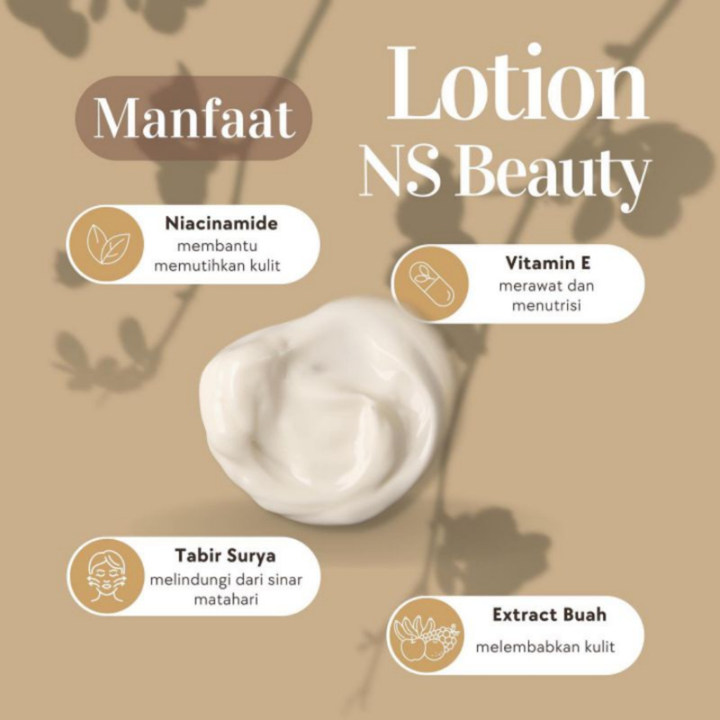 [ Agen Resmi ] NS BEAUTY HB Lotion Pemutih Terampuh 10x Ekstra Whitening BPOM