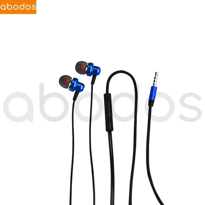 Abodos Stereo In-Ear Headphone Dengan Mic + Kabel Jack 3.5mm