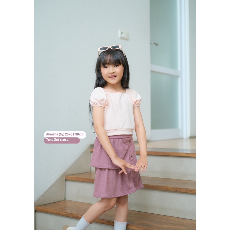 YUNA Set Rok Anak 1-5thn / Setelan Anak Perempuan