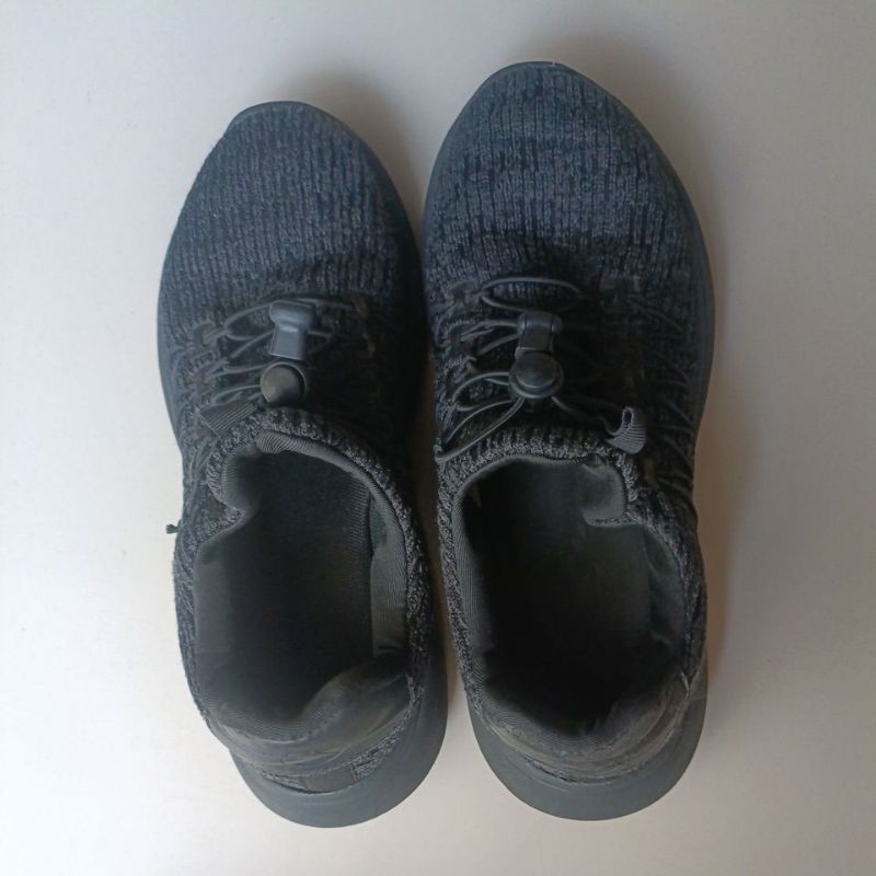 sepatu sekolah anak laki-laki/perempuan warna hitam Airwalk ORI sport station preloved sz 40