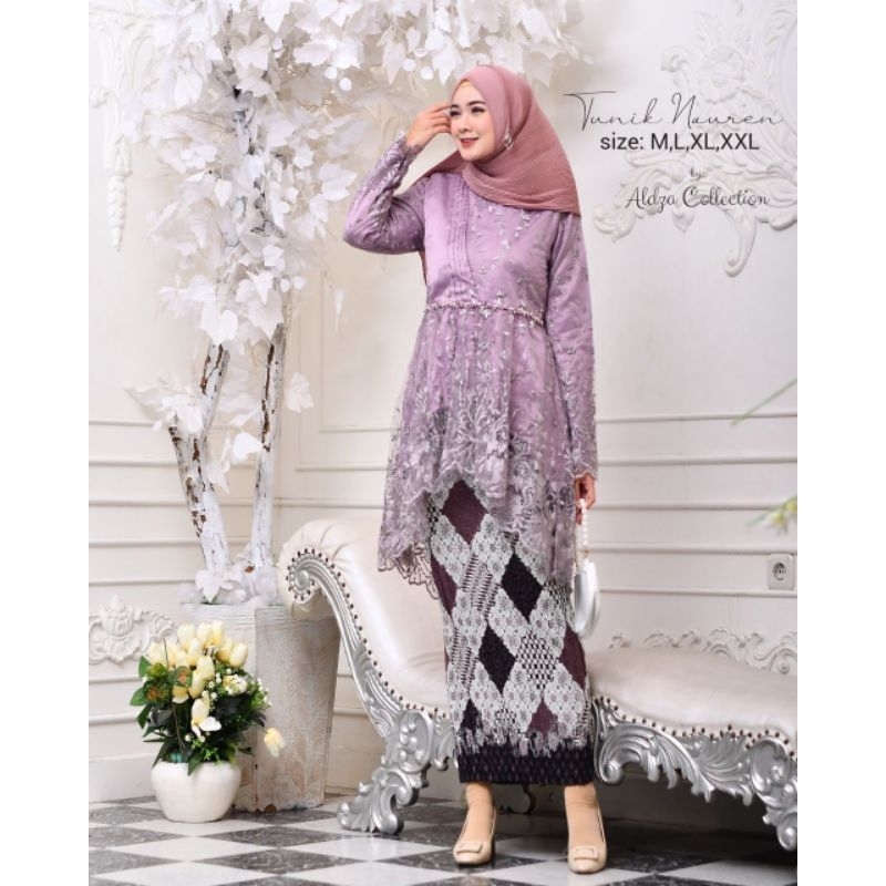 TUNIK NAUREN KEBAYA MODERN / TUNIK KEBAYA WISUDA / TUNIK TRADISIONAL / TUNIK PESTA / TUNIK KEBAYA TERLARIS / TUNIK KEBAYA LAMARAN / TUNIK PENGANTIN / TUNIK KEBAYA TRADISIONAL / ATASAN TRADISIONAL