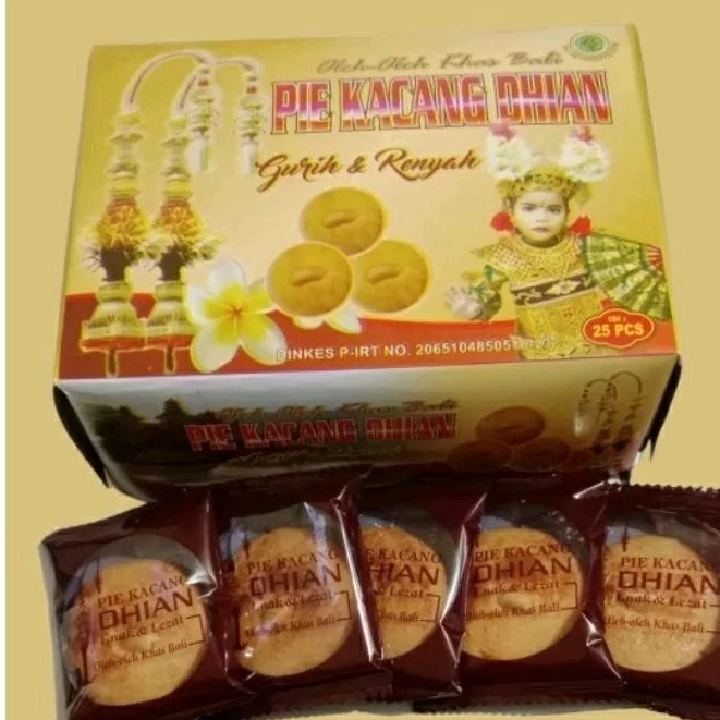 

Pie Kacang Dhian Bali (isi 25 pcs)