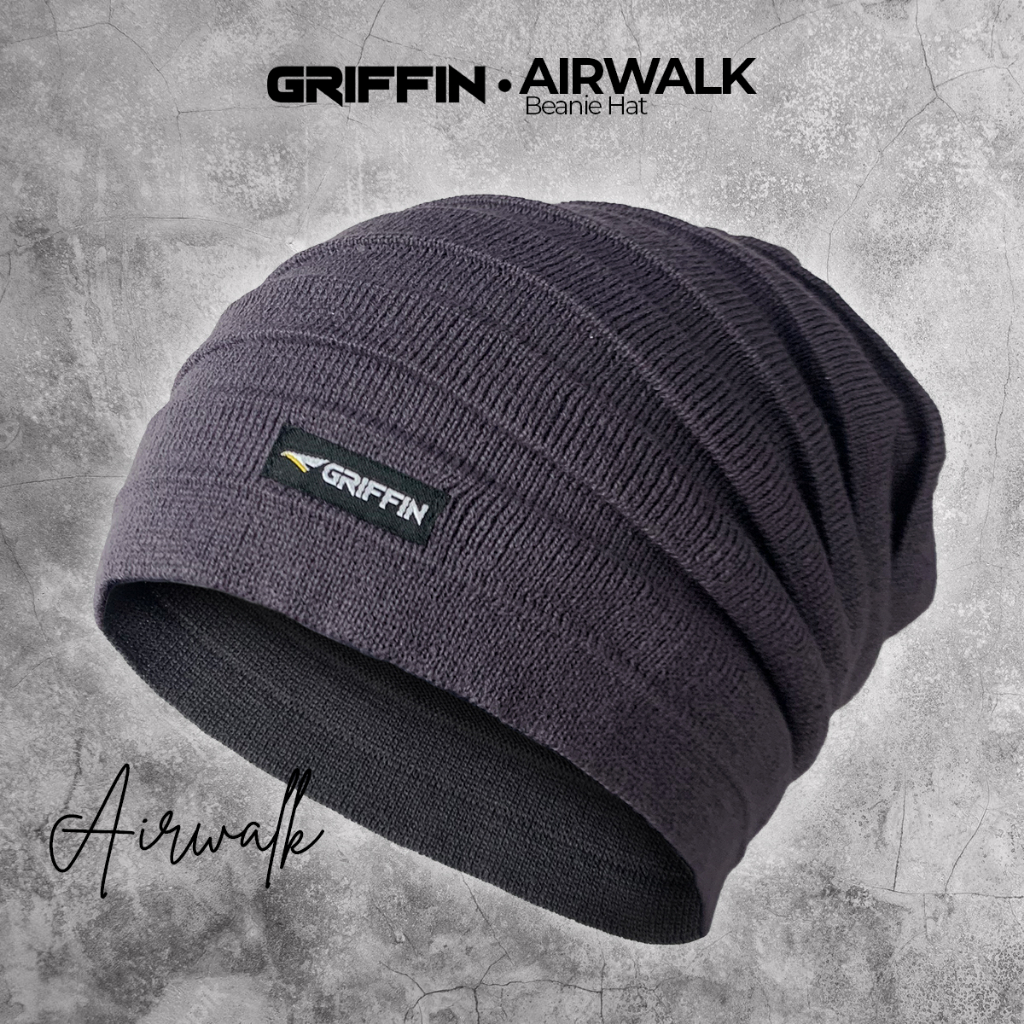 Kupluk Pria Dewasa Rajut Airwalk by Griffin