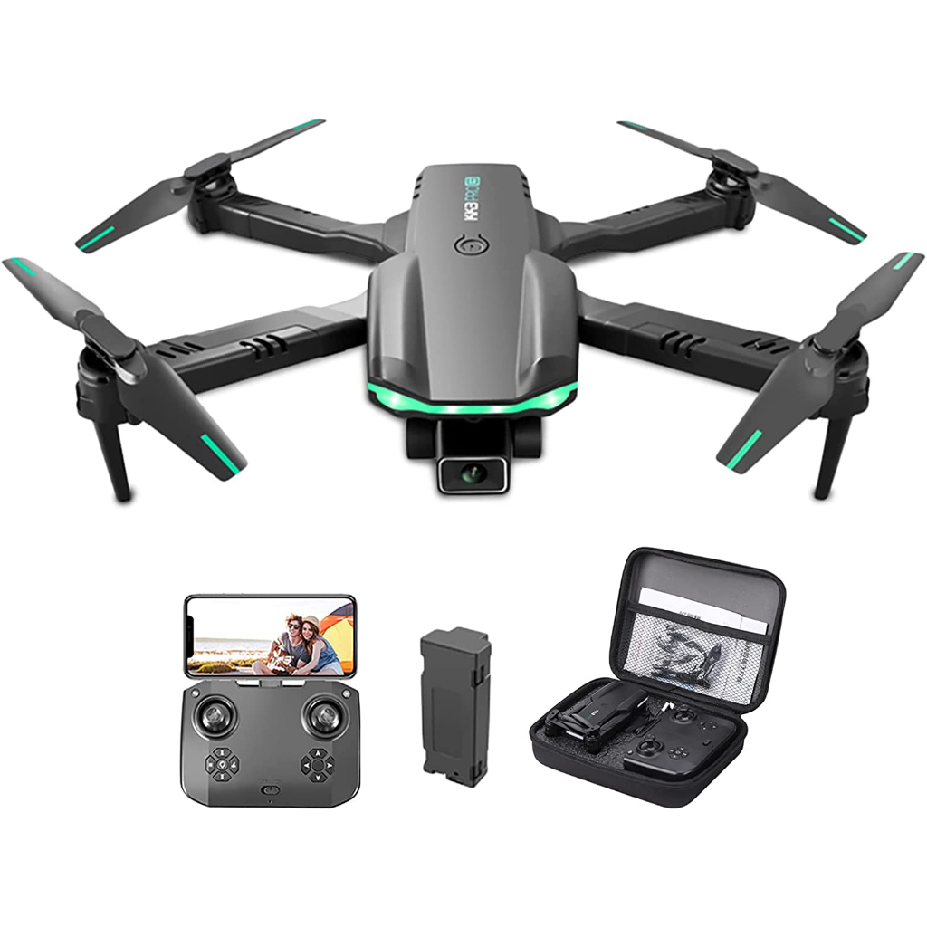 Drone Murah Lipat KK3 Pro 4K Kamera Sensor Anti Tabrak