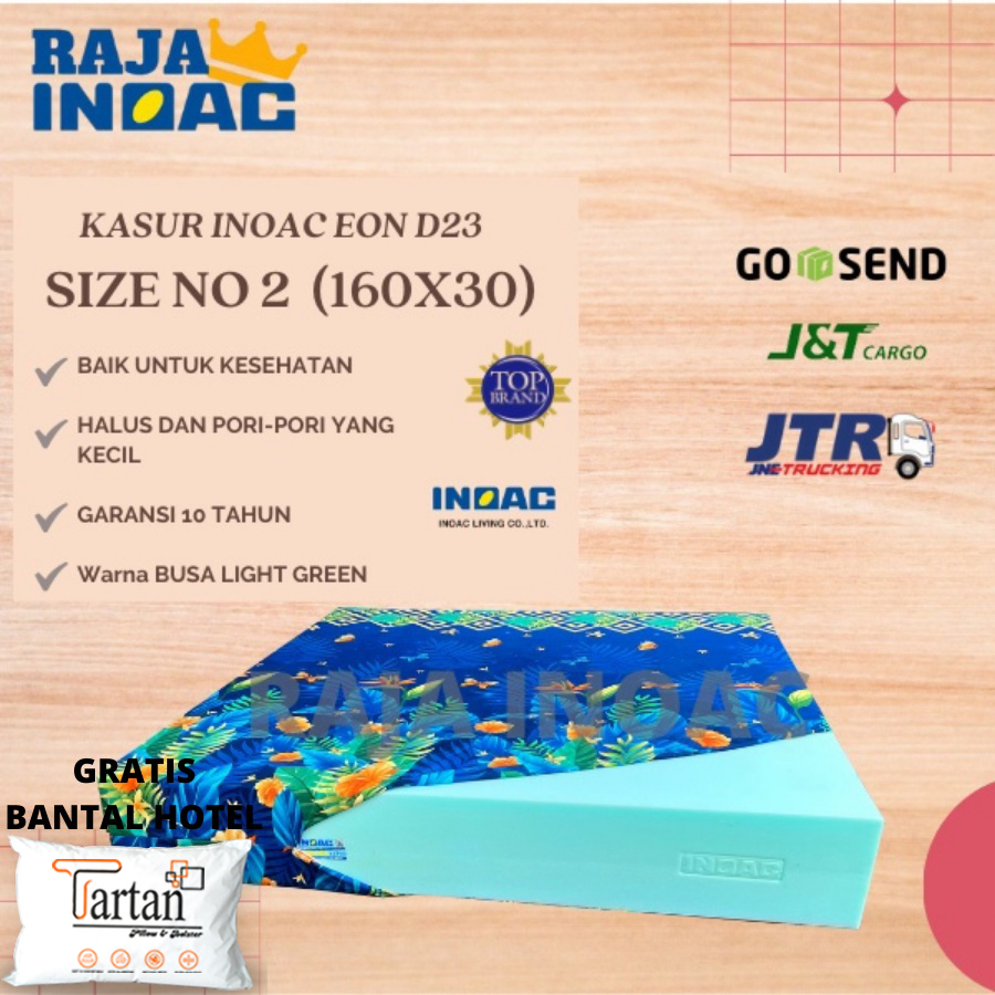 [200x160x30] Kasur Busa INOAC EON Density 23 Garansi 10 Tahun Ukuran NO 2