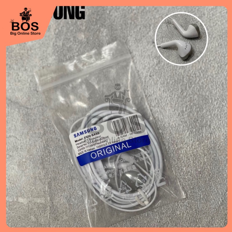 BOS - HANDSFREE SAMSUNG J1 ACE C550 SUARA JERNIH | HEADSET EARPHONE HF J110