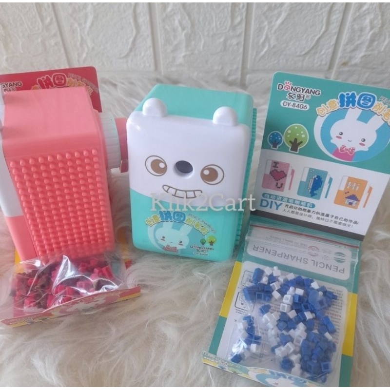 

Rautan meja putar lego lucu / rautan karakter DIY / rautan putar / rautan Dongyang DY-8406