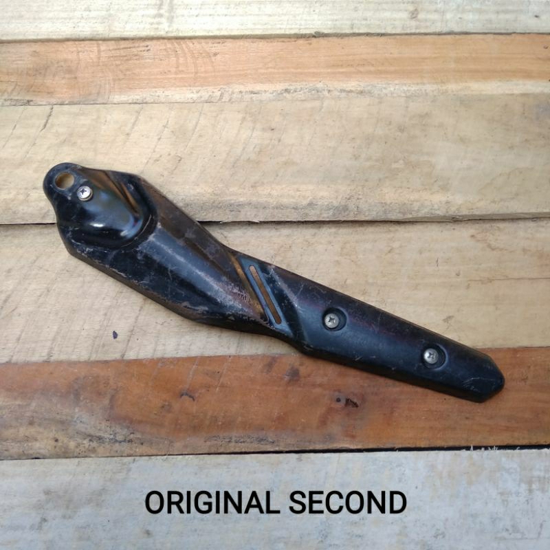 Cover Tutup Tameng Knalpot Kenalpot Depan Yamaha Jupiter MX New Original Second